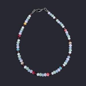 Crystal Glass Bead Anklet